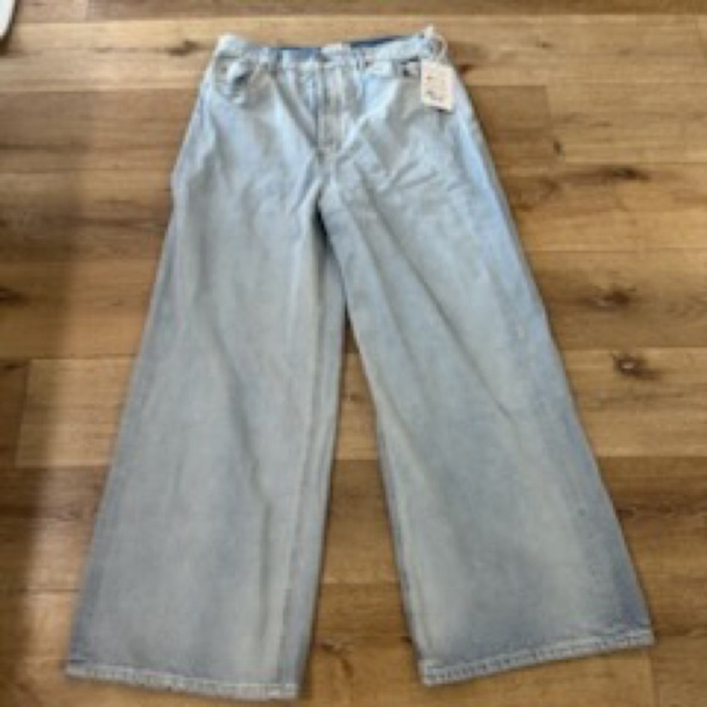 Etica Ethically Made Marley Ultra High Rise Baggy Jeans in Seaford Sz 32 NWT - Picture 2 of 11
